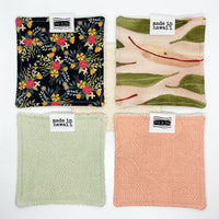 Eco-Cloth - Square Starter Pack of 4 - Pretty - Made To Order