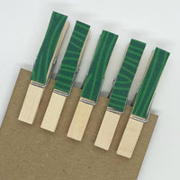 Clothes Pins - Green Koa - Last 1!