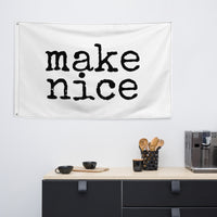 make nice. Flag