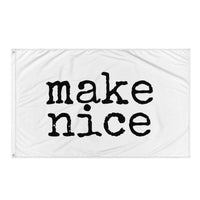 make nice. Flag