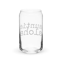 auntie aloha - Glass Tumbler