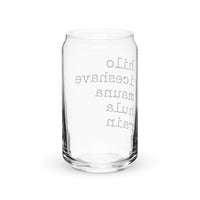Hilo Kine Tings - Glass Tumbler