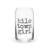 hilo town girl - Glass Tumbler