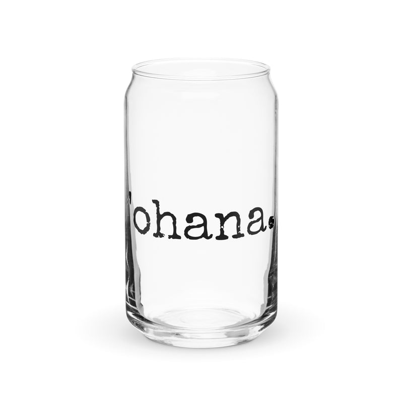 'ohana. (family) - Glass Tumbler