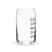 Hilo Kine Tings - Glass Tumbler