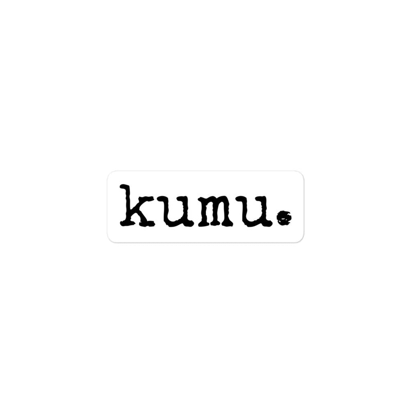 kumu. (teacher) Sticker - Made To Order