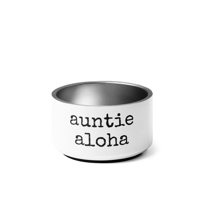 auntie aloha - Pet Bowl - Made To Order