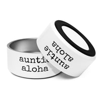 auntie aloha - Pet Bowl - Made To Order