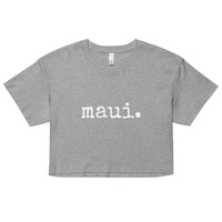 maui. Women’s Crop Top