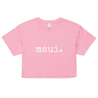maui. Women’s Crop Top