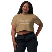 Happy Girls are the Prettiest - Women’s Crop Top - Made To Order
