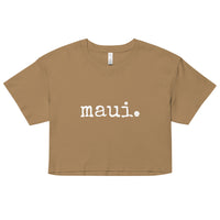 maui. Women’s Crop Top