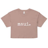 maui. Women’s Crop Top