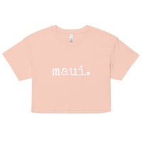 maui. Women’s Crop Top