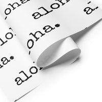 aloha. Wrapping paper sheets - Made To Order