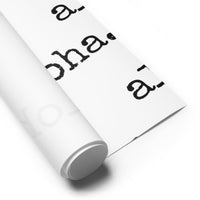 aloha. Wrapping paper sheets - Made To Order