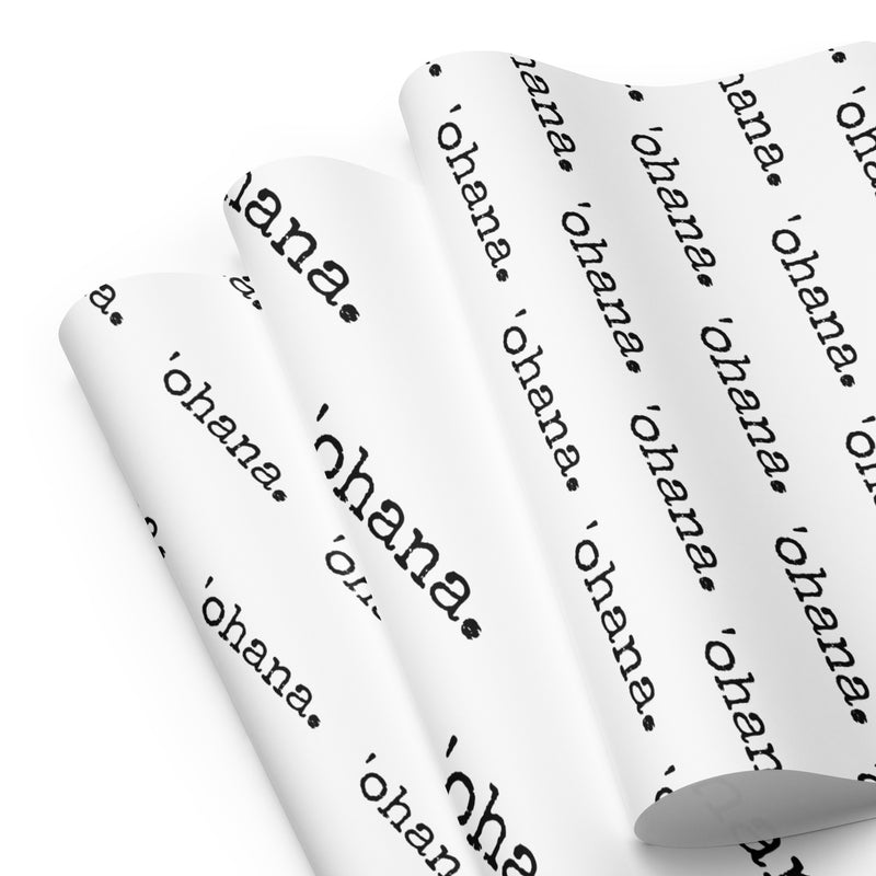 'ohana. Wrapping paper sheets - Made To Order