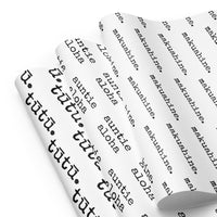 tūtū / auntie / makuahine Wrapping paper sheets - Made To Order