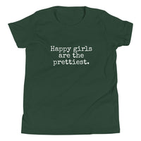 Happy Girls are the Prettiest - Child T-Shirt - Made To Order