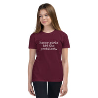 Happy Girls are the Prettiest - Child T-Shirt - Made To Order