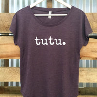 tūtū. Dolman T-Shirt - ADULT Sizes - SALE