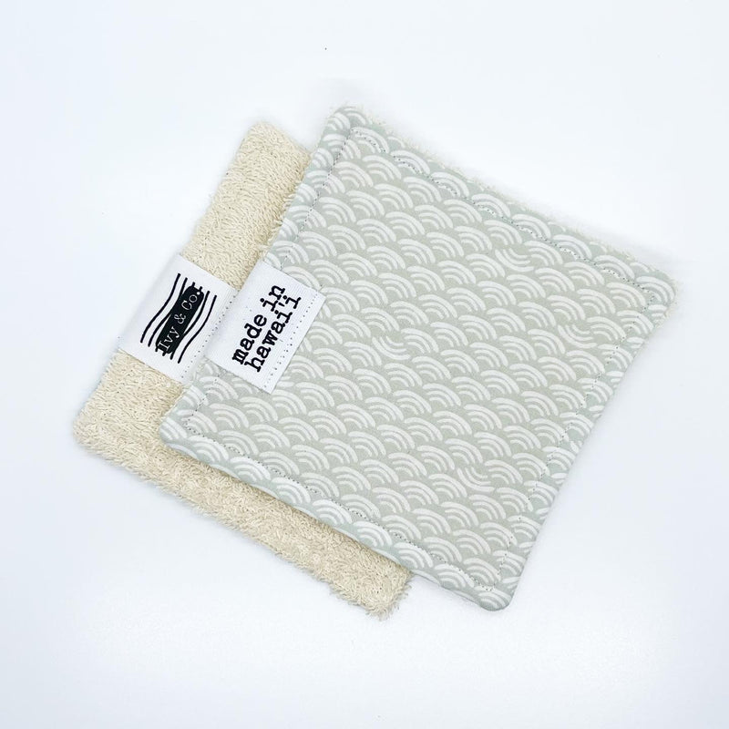 Eco-Cloth - Sage Scallops - Made To Order