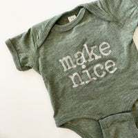 make nice - BABY onesies - SALE