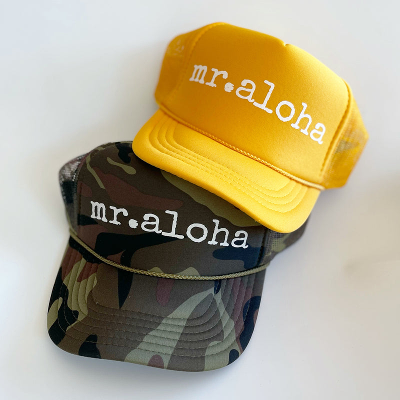 mr. aloha hat - CHILD & ADULT sizes - SALE