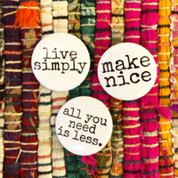 Campaign Pin - Live Simply