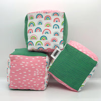 Baby Soft Block - Pink Ānuenue - Made To Order