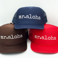 mr. aloha hat - CHILD & ADULT sizes - SALE