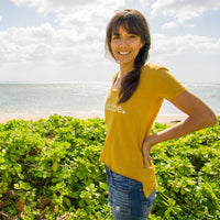 wahine. LADIES scoop neck T-Shirt