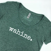 wahine. LADIES scoop neck T-Shirt