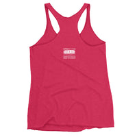 auntie aloha - Women's Racerback Tank - Made to Order