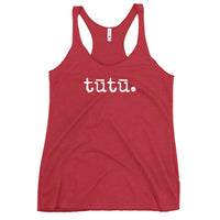 tūtū. Women's Racerback Tank - Made To Order