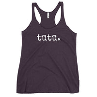 tūtū. Women's Racerback Tank - Made To Order