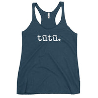 tūtū. Women's Racerback Tank - Made To Order