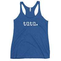 tūtū. Women's Racerback Tank - Made To Order