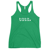 tūtū. Women's Racerback Tank - Made To Order