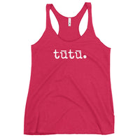 tūtū. Women's Racerback Tank - Made To Order