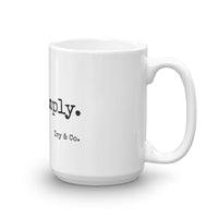 live simply. - Mug - Made To Order