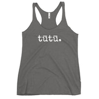 tūtū. Women's Racerback Tank - Made To Order