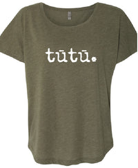 tūtū. Dolman T-Shirt - ADULT Sizes - SALE