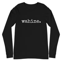 wahine. Adult Long Sleeve Tee - Made To Order