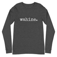 wahine. Adult Long Sleeve Tee - Made To Order