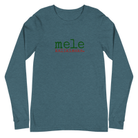 Mele Kalikimaka (Merry Christmas) Unisex Adult Long Sleeve Tee - Made To Order