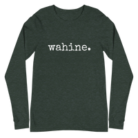 wahine. Adult Long Sleeve Tee - Made To Order