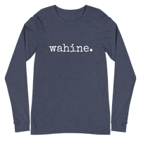 wahine. Adult Long Sleeve Tee - Made To Order
