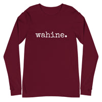wahine. Adult Long Sleeve Tee - Made To Order