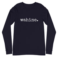 wahine. Adult Long Sleeve Tee - Made To Order